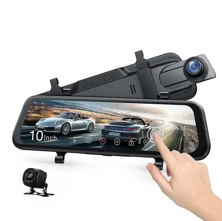 Rear Camera For Car - 10'' Mirror Dash Cam Night Vision