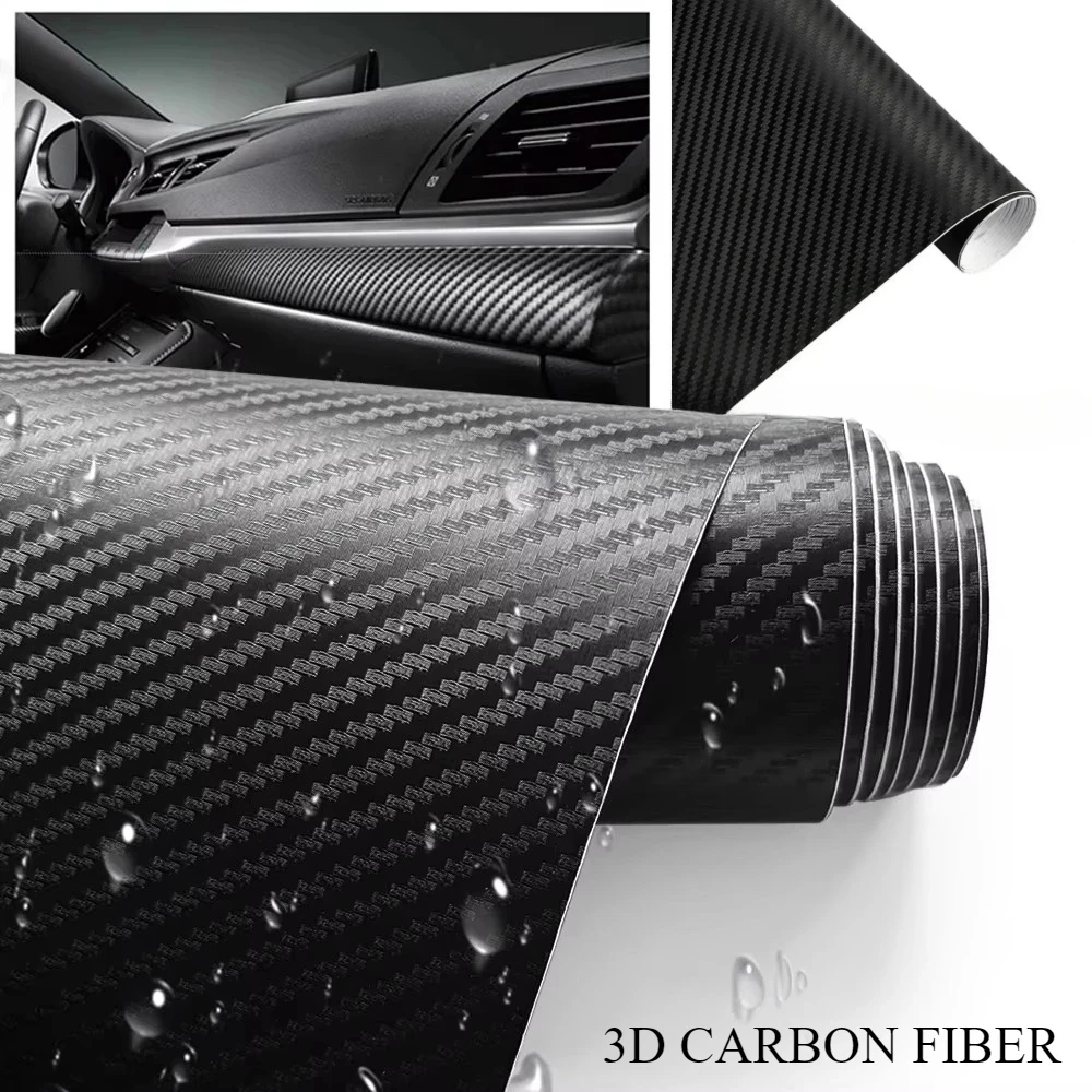 Car Accessories Tape - NEW 3D Carbon Fiber Film Car