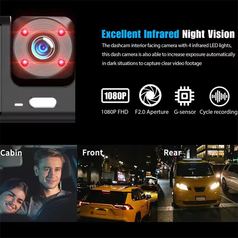 Front and Built-in Car DVR Cam - đánh giá và giá Rear Camera For Car