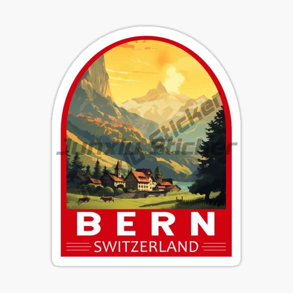 BERN SWITZERLAND Flag Car Stic - đánh giá và giá Car Accessories Tape