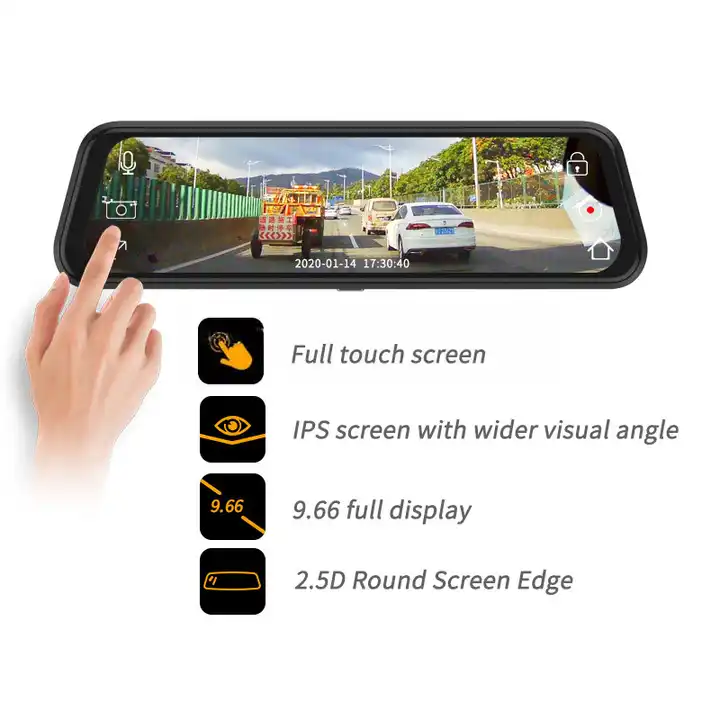 10'' Mirror Dash Cam Night Vis - đánh giá và giá Rear Camera For Car