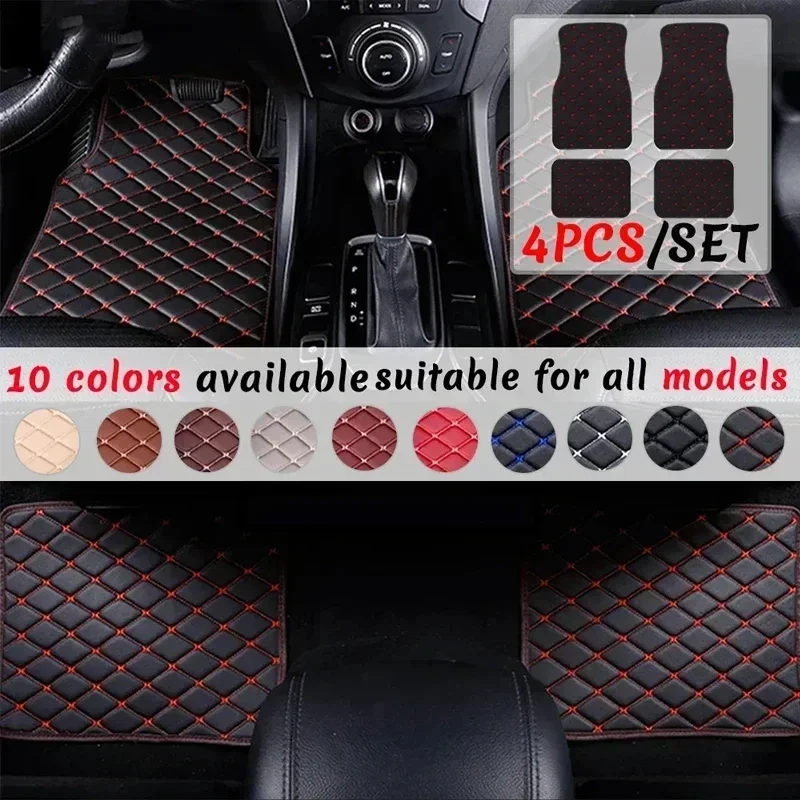 Car Floor Mats 4PCS Universal  - đánh giá và giá Car Accessories Rear