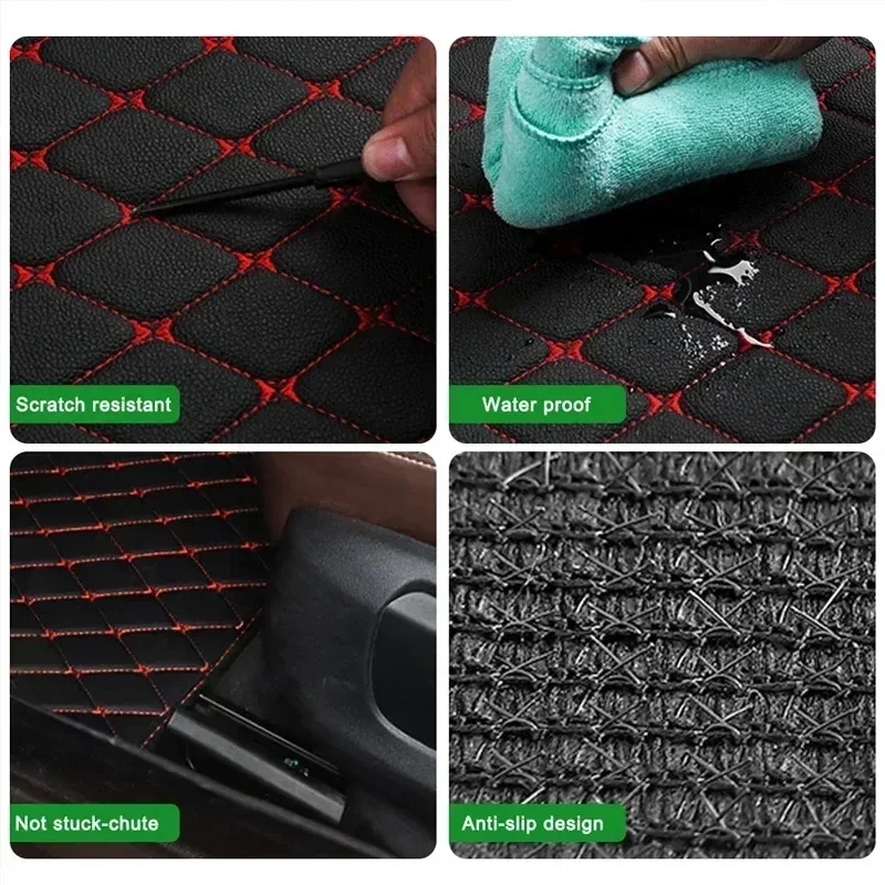 Car Floor Mats 4PCS Universal  - đánh giá và giá Car Accessories Rear