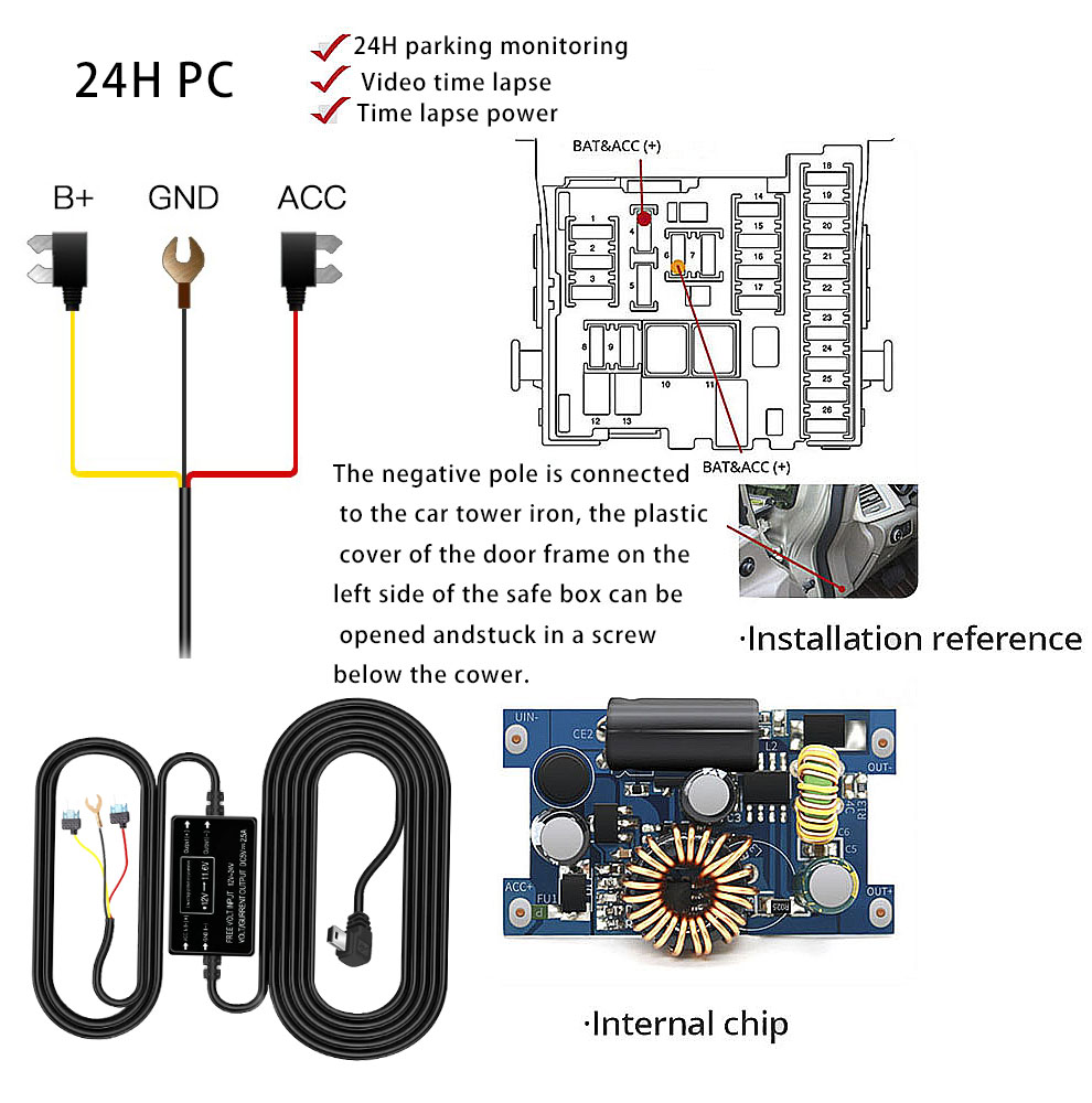 HGDO Dash Cam Dây Cứng Bộ Mini - đánh giá và giá Car Accessories Online