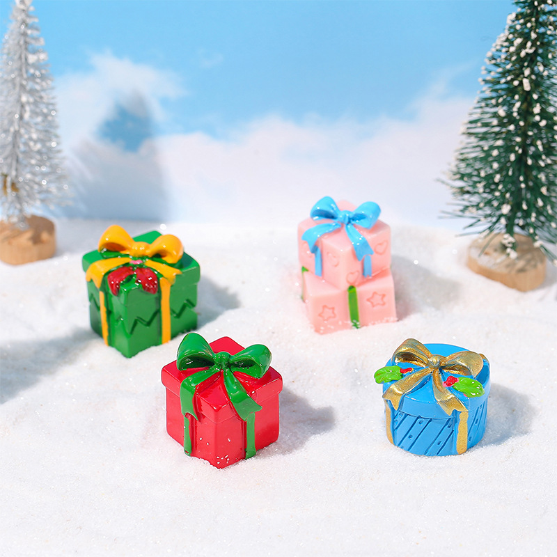 1Pc Mini Christmas Gift Box Re - đánh giá và giá Car Accessories Xmas Gifts