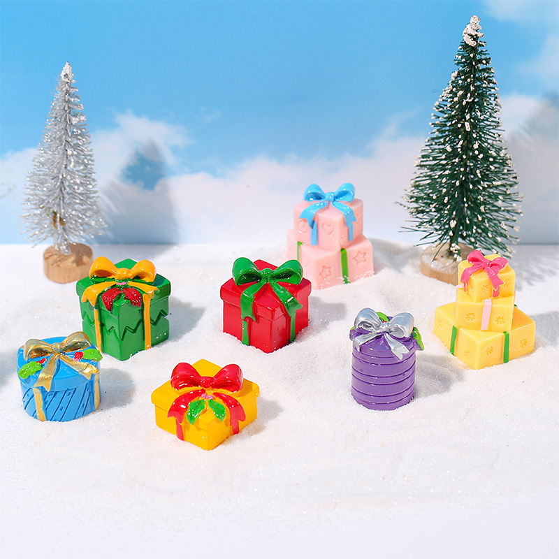 1Pc Mini Christmas Gift Box Re - đánh giá và giá Car Accessories Xmas Gifts