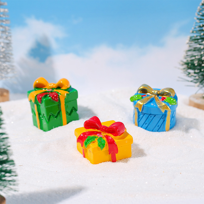 1Pc Mini Christmas Gift Box Re - đánh giá và giá Car Accessories Xmas Gifts