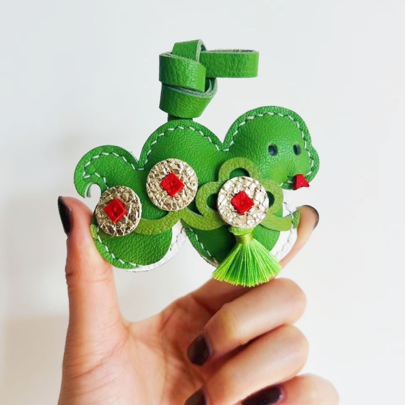 Unique Cute Genuine Leather Ha - đánh giá và giá Car Accessories Xmas Gifts