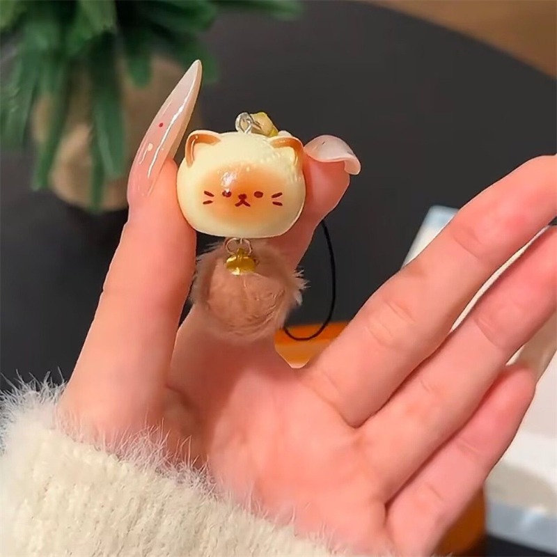 5Pcs Cartoon Graffiti Cat Key  - đánh giá và giá Car Accessories Xmas Gifts