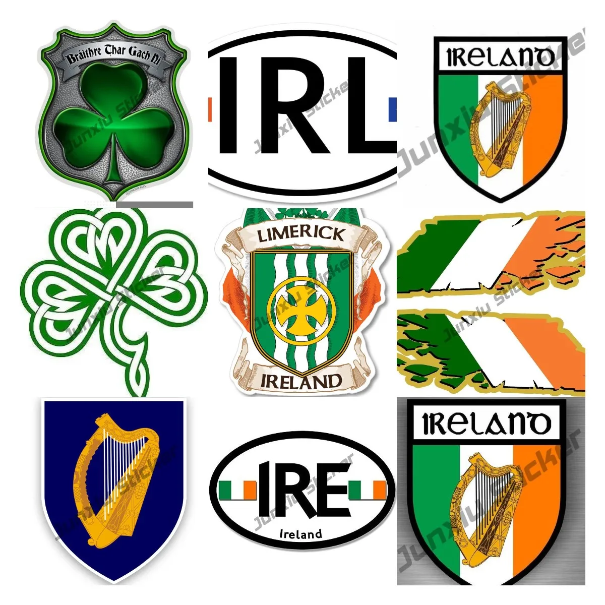 Irish Crest Sticker Self-adhes - đánh giá và giá Car Accessories Ireland
