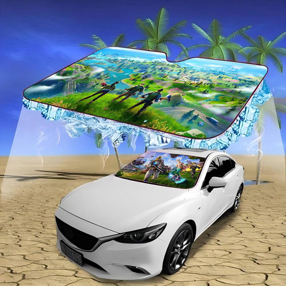 Cartoon Game F-FortniteS Car W - đánh giá và giá Car Accessories Rear