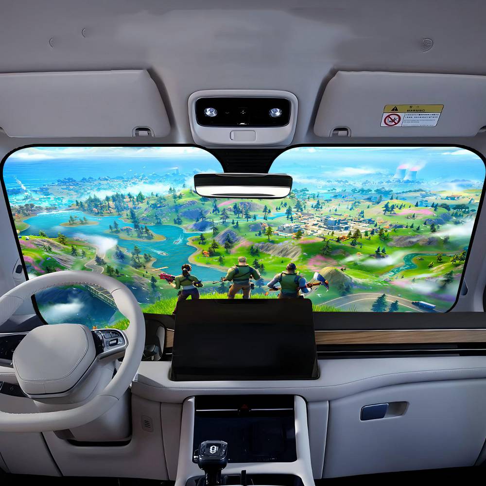 Cartoon Game F-FortniteS Car W - đánh giá và giá Car Accessories Rear