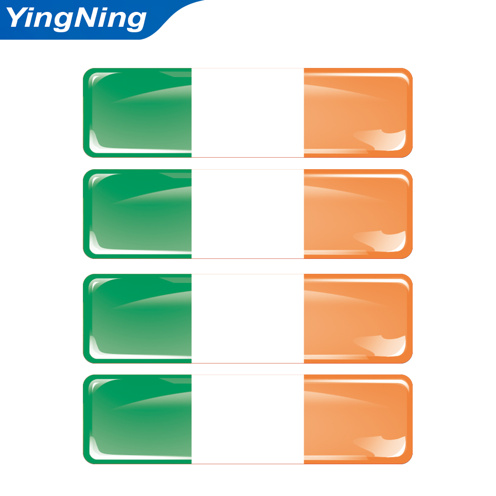 4Pcs Ireland Flag Car Sticker  - đánh giá và giá Car Accessories Ireland