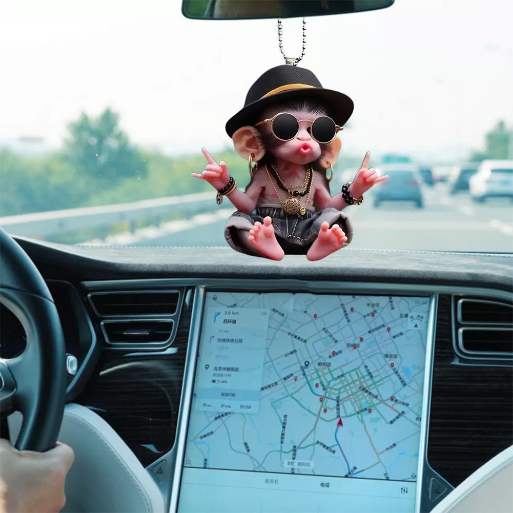 Monkey Keychain Creative Carto - đánh giá và giá Car Accessories Xmas Gifts