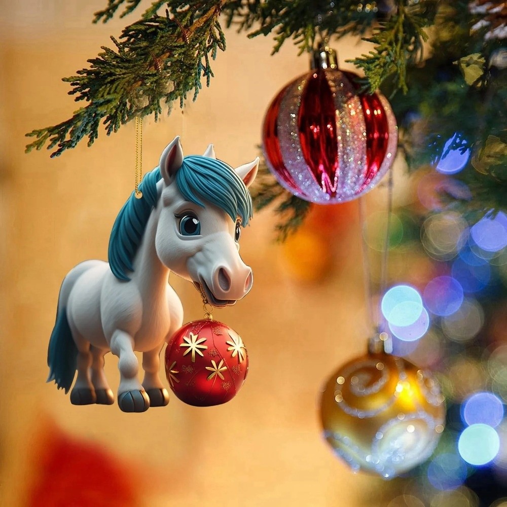 2D Flat Christmas Hanging Pend - đánh giá và giá Car Accessories Xmas Gifts