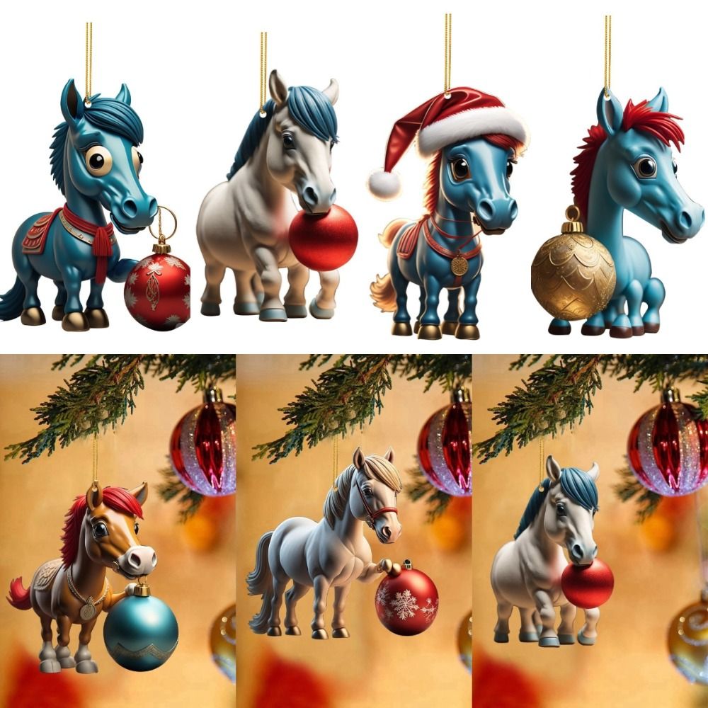 2D Flat Christmas Hanging Pend - đánh giá và giá Car Accessories Xmas Gifts