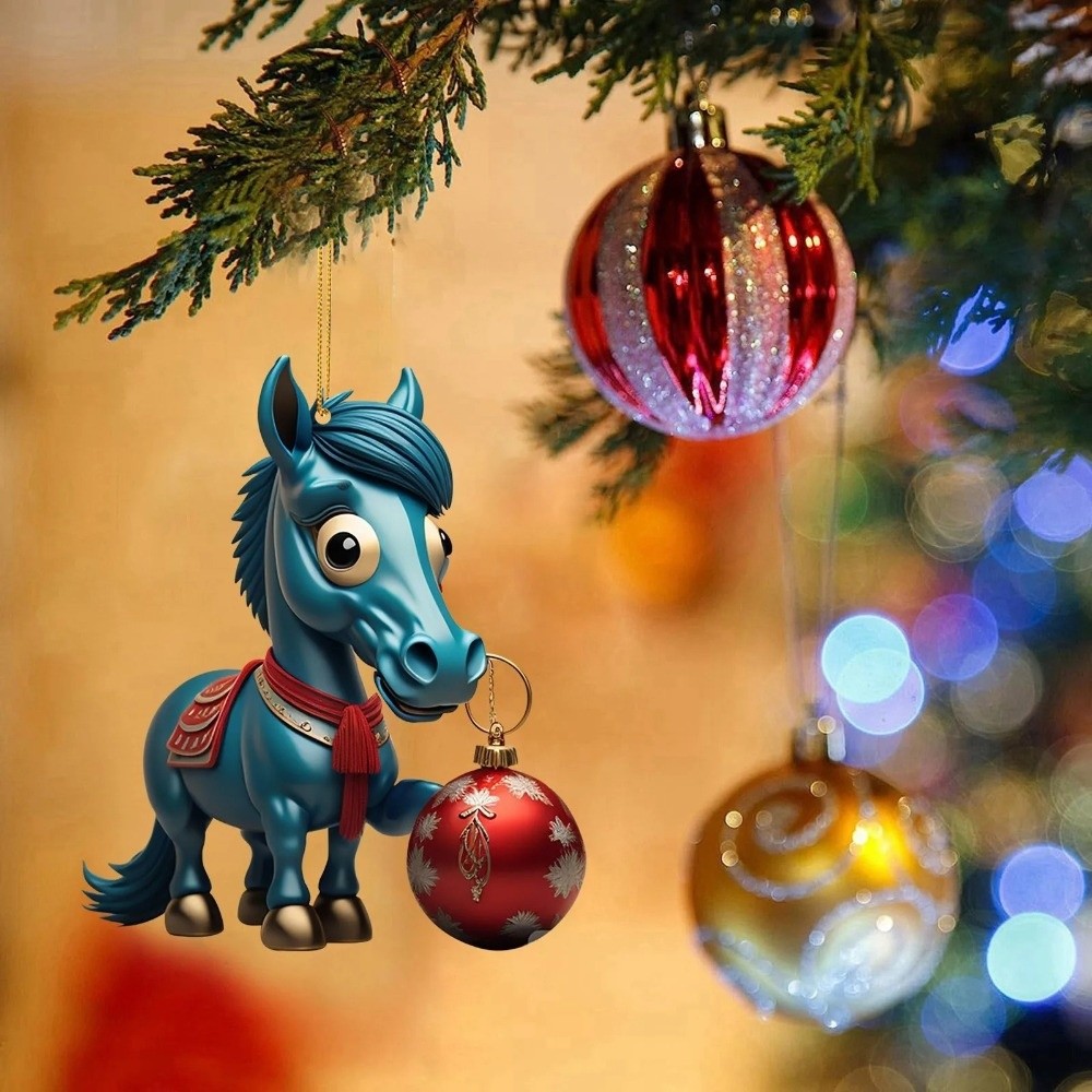 2D Flat Christmas Hanging Pend - đánh giá và giá Car Accessories Xmas Gifts