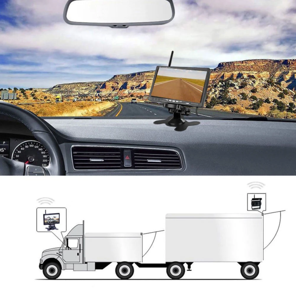 7'' Vehicle Wireless Reverse H - đánh giá và giá Rear Camera For Car