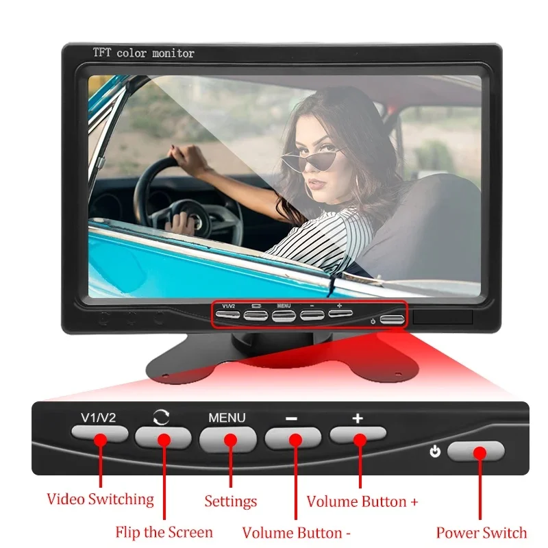 7'' Vehicle Wireless Reverse H - đánh giá và giá Rear Camera For Car